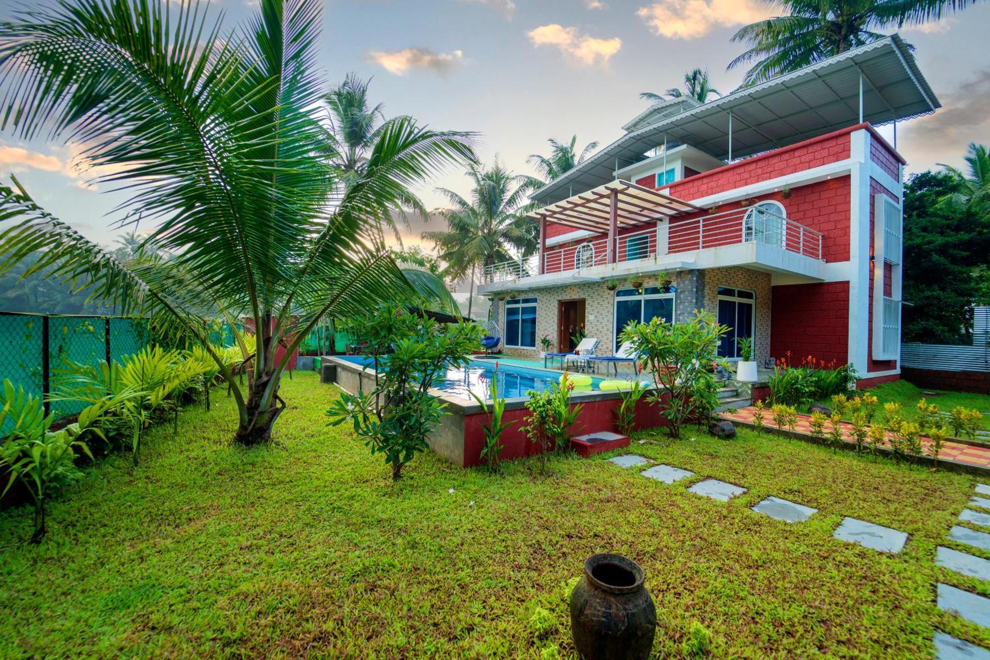Spicy Mango Villa Elegano - Luxurious Villa Near Nagaon Beach, Alibag Dış mekan fotoğraf